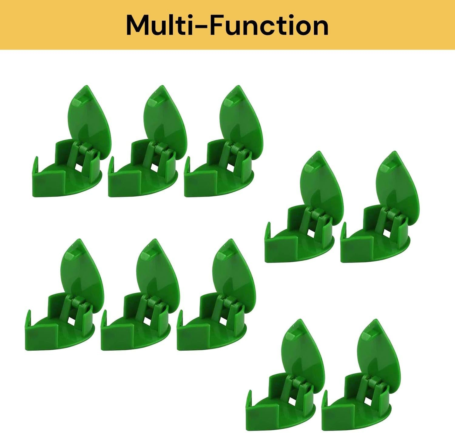 EZONEDEAL 10Pcs Plant Climbing Wall Fixture Clips with Acrylic Adhesive Sticker Plant Fixer Invisible Wall Vines Fixing Clips Self-Adhesive Hook Plant Vine Traction for Indoor Outdoor Decoration