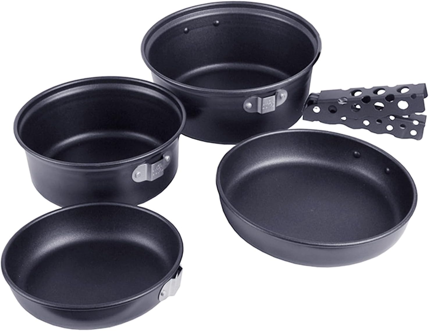 Namolit Camp Plates and Pans Sets Nonstick Backpacking Picnic Cooking Ultra-Lightweight Portable image number 1