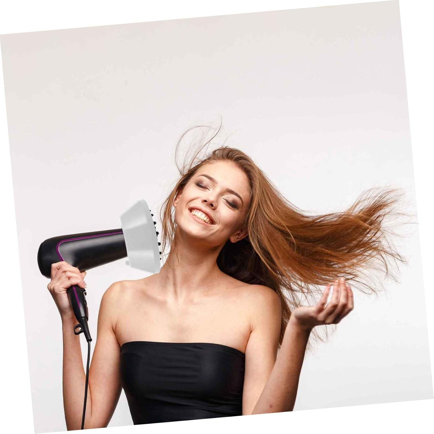 Ipetboom Portable Hair Dryer Diffuser Hair Blow Diffusers Nozzle Attachment for Blow Dryer image number 5