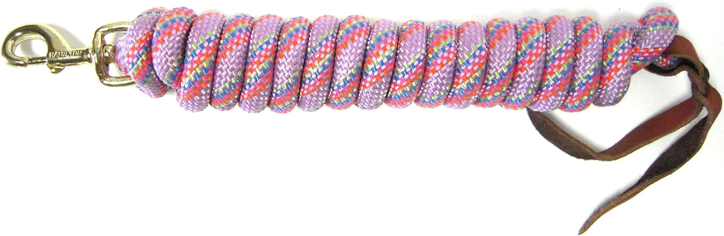 Hamilton Cowboy Braided Rope Lead, Tan, 5/8" Thick X 10' Long image number 4