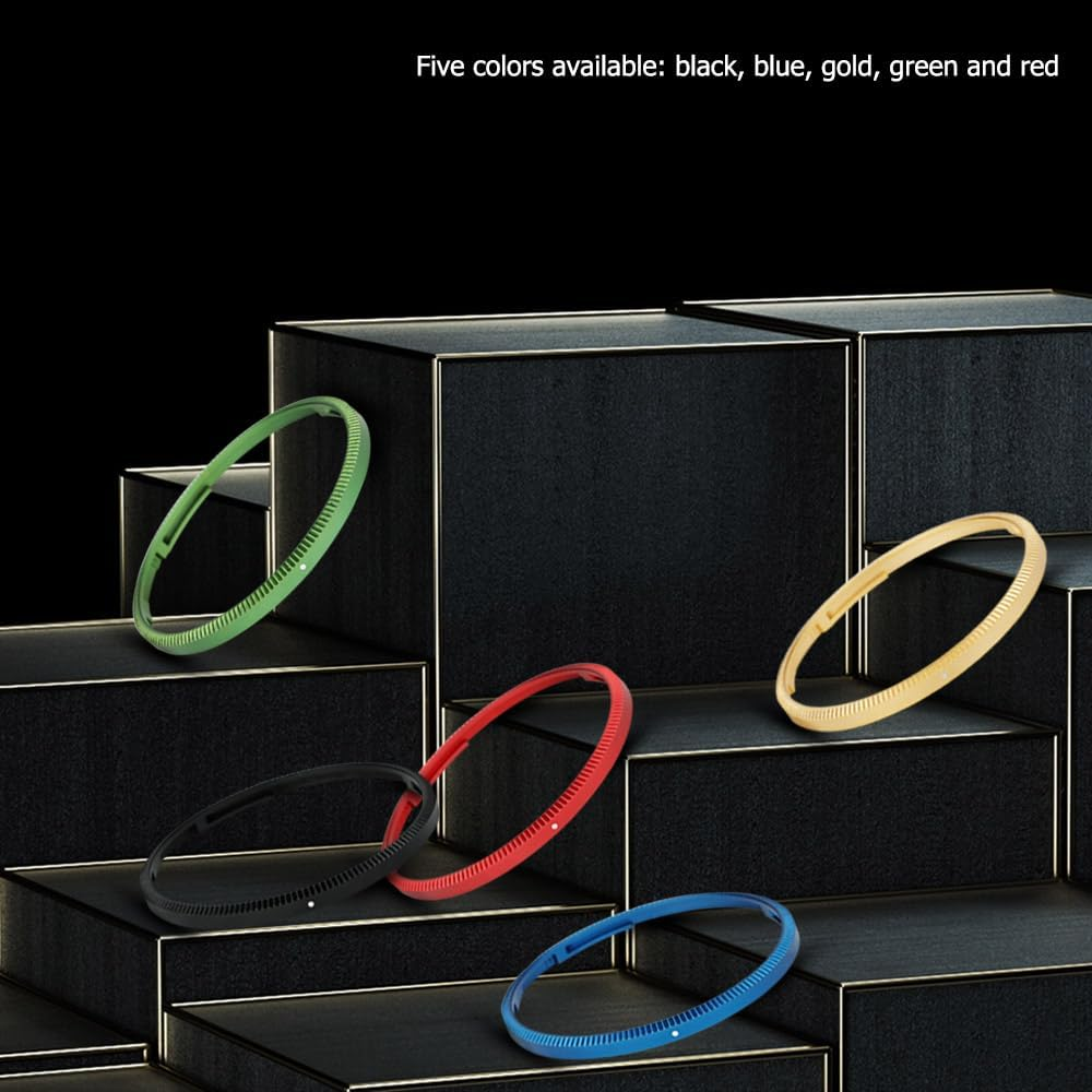 JJC GN-1 Aluminium Alloy Lens Decoration Ring, Anti-Lost Spare Accent Ring for Ricoh GRIII GRM3 GR3 HDF Camera, Replaces Ricoh GN-1 Lens Ring - Black image number 4