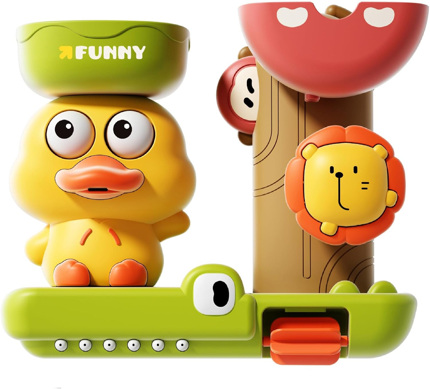 Baby Bath Toys, Toddler Bathtub Water Toys with Waterfall Spinning Gears , Toy for Kids 18 Months+ image number 3