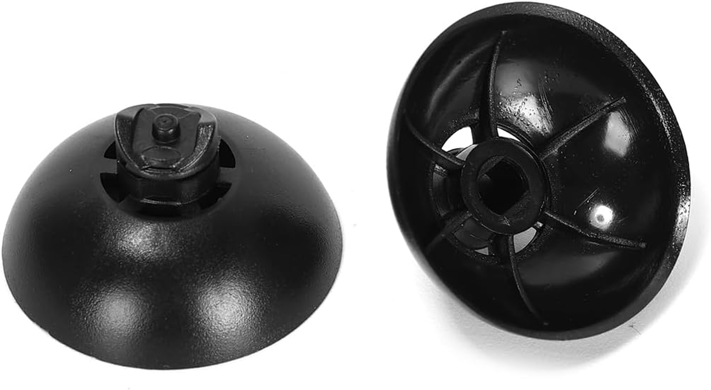 Ruimou 8Pcs Black Silicone Anti-Slip Game Controller Thumb Grip Cap and Base Compatible with Ps4/Compatible with Ps5/Compatible with Xbox X Series Etc - Black image number 5