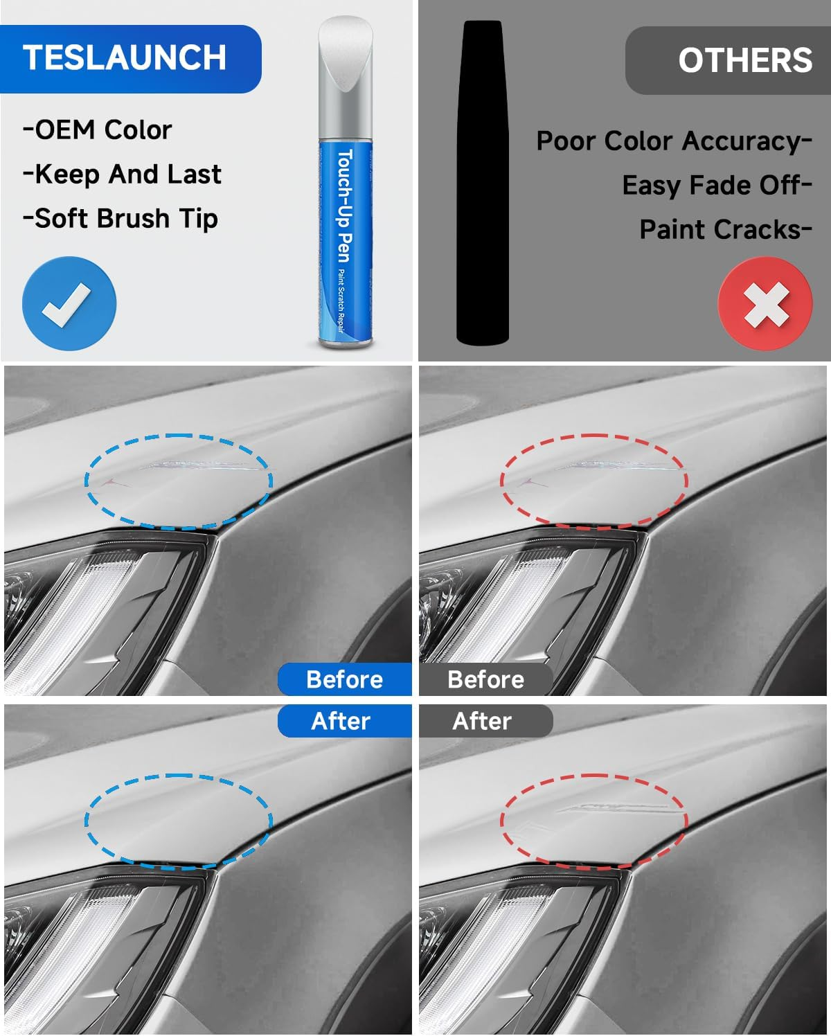 Touch up Paint Compatible with ISUZU Exact Match Touch up Paint Car Scratch Repair (ARC WHITE(729))