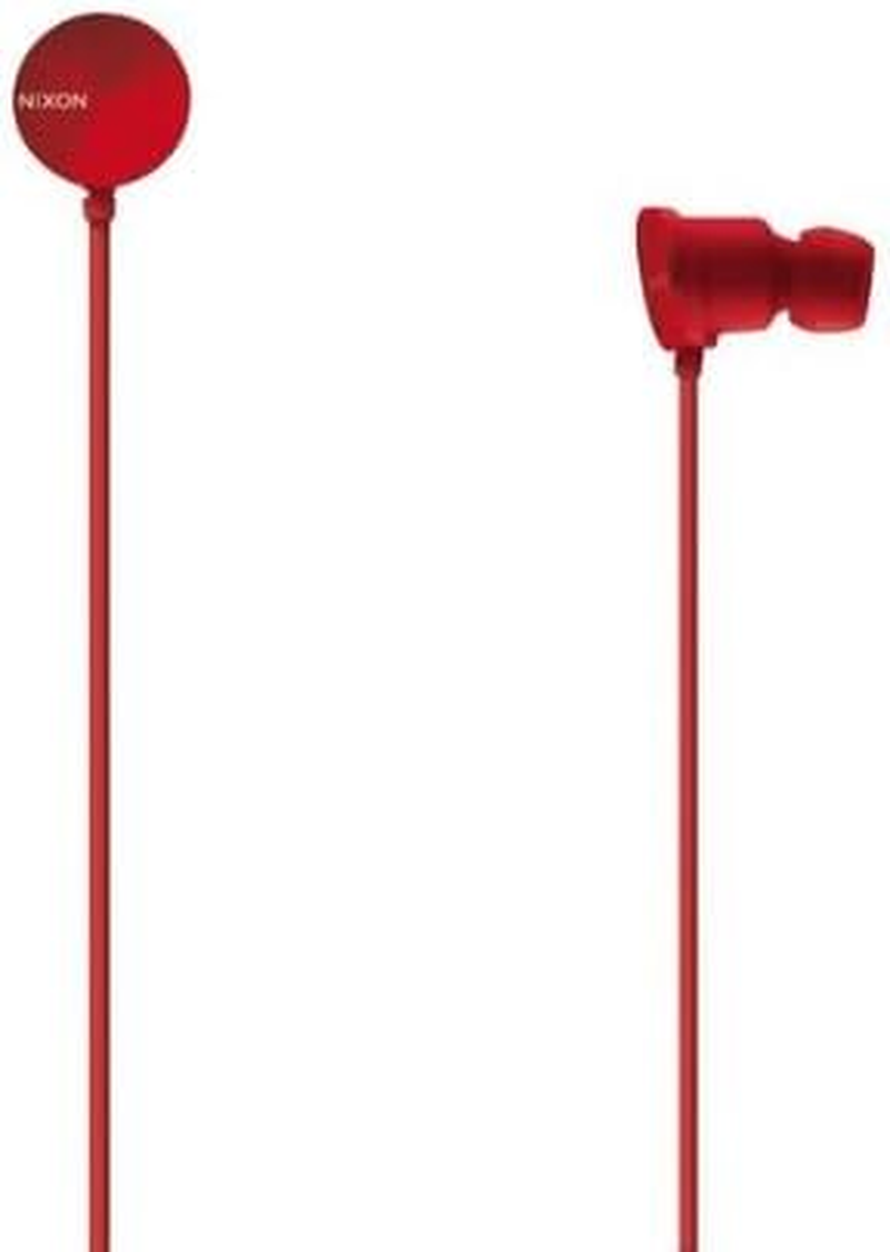 Nixon H017191-00 In-Ear Headphones 3 Buttons 3.5 Mm Jack Red