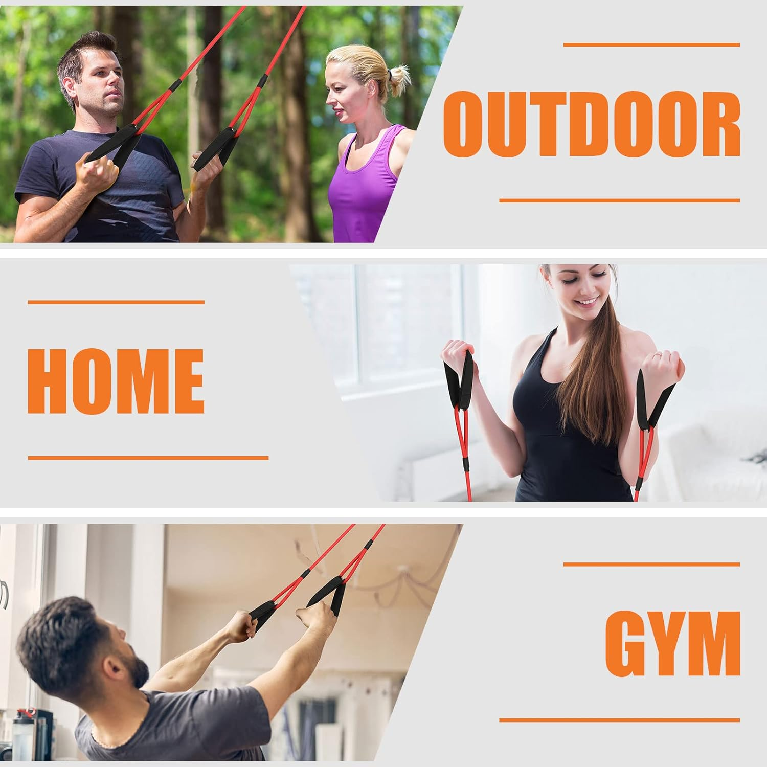 Skylety 3 Pcs Baseball Bands Baseball Resistance Exercise Bands Baseball Pitching Training Bands for Youth Adult Baseball Training, 3 Levels image number 2