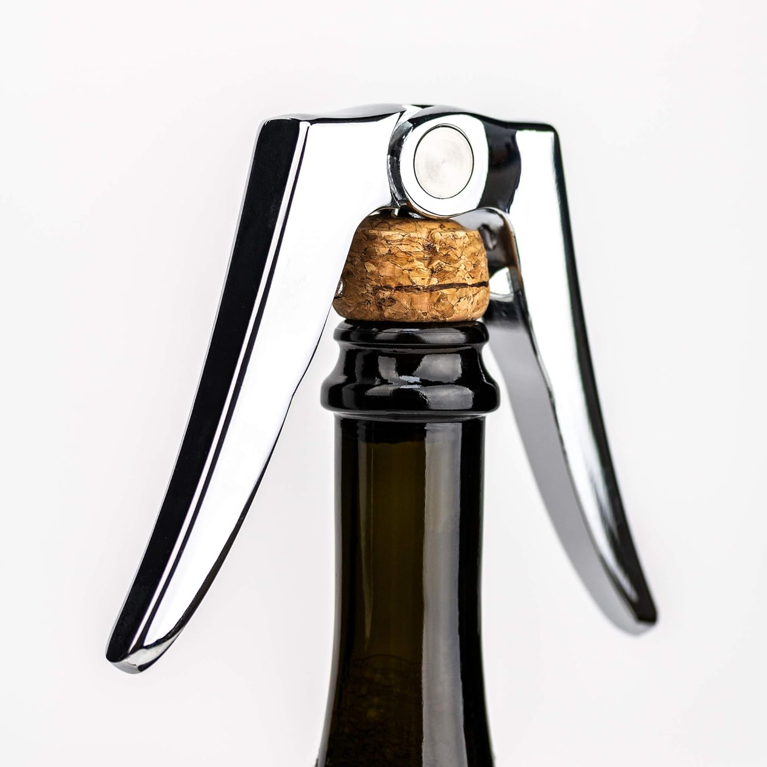 Grunwerg Classic Design Stainless Steel Champagne Set in Deluxe Bamboo Presentation Box image number 5