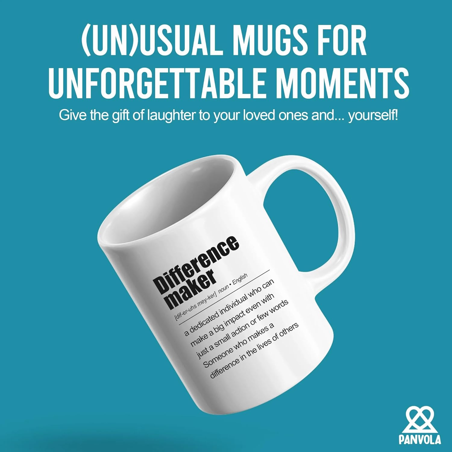 Difference Maker Definition Mug Inspirational Gifts for Women Men Retirement Gifts to Coworkers Boss Leader Teacher Ceramic Mug 11 Oz White image number 2