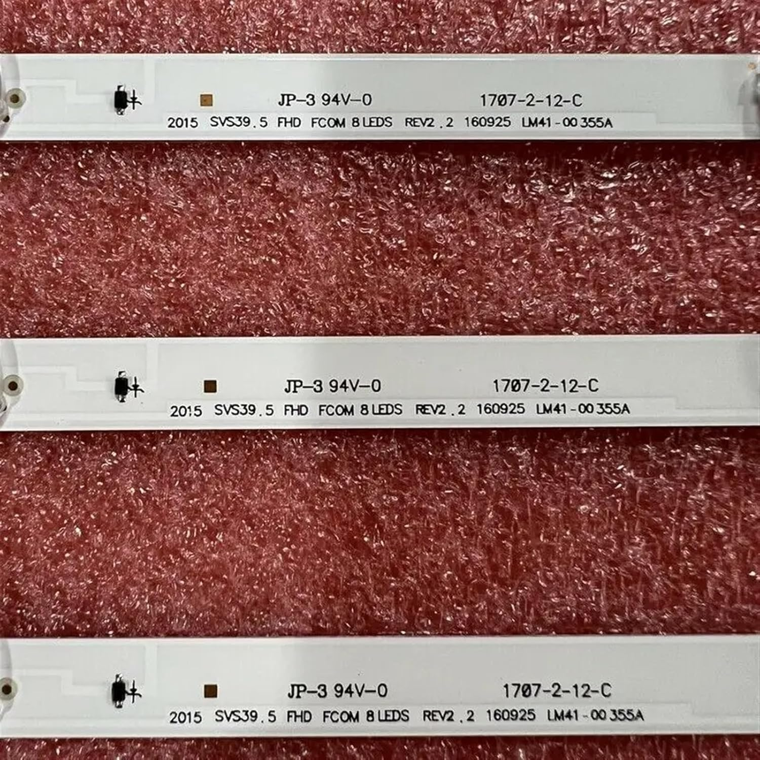 3Pcs LED Backlight Strip for TV UE40J5200 UN40J5300AG UE40J5000 UN40J5200 UN40J5200AG V5DN-395SM0-R2 R3 BN96-37622A image number 2