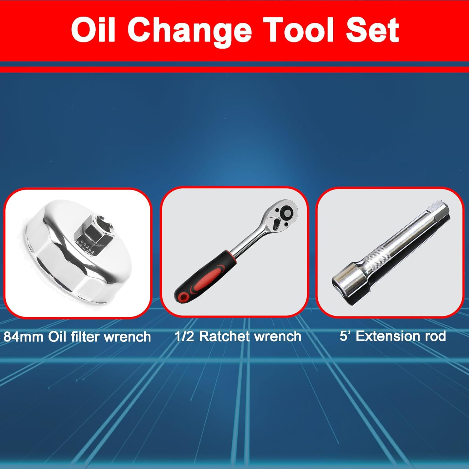 84Mm 14 Flutes Oil Filter Socket Wrench Oil Change Tool for Mercedes-Benz E320, Jeep Cherokee, Dodge Sprinter image number 2