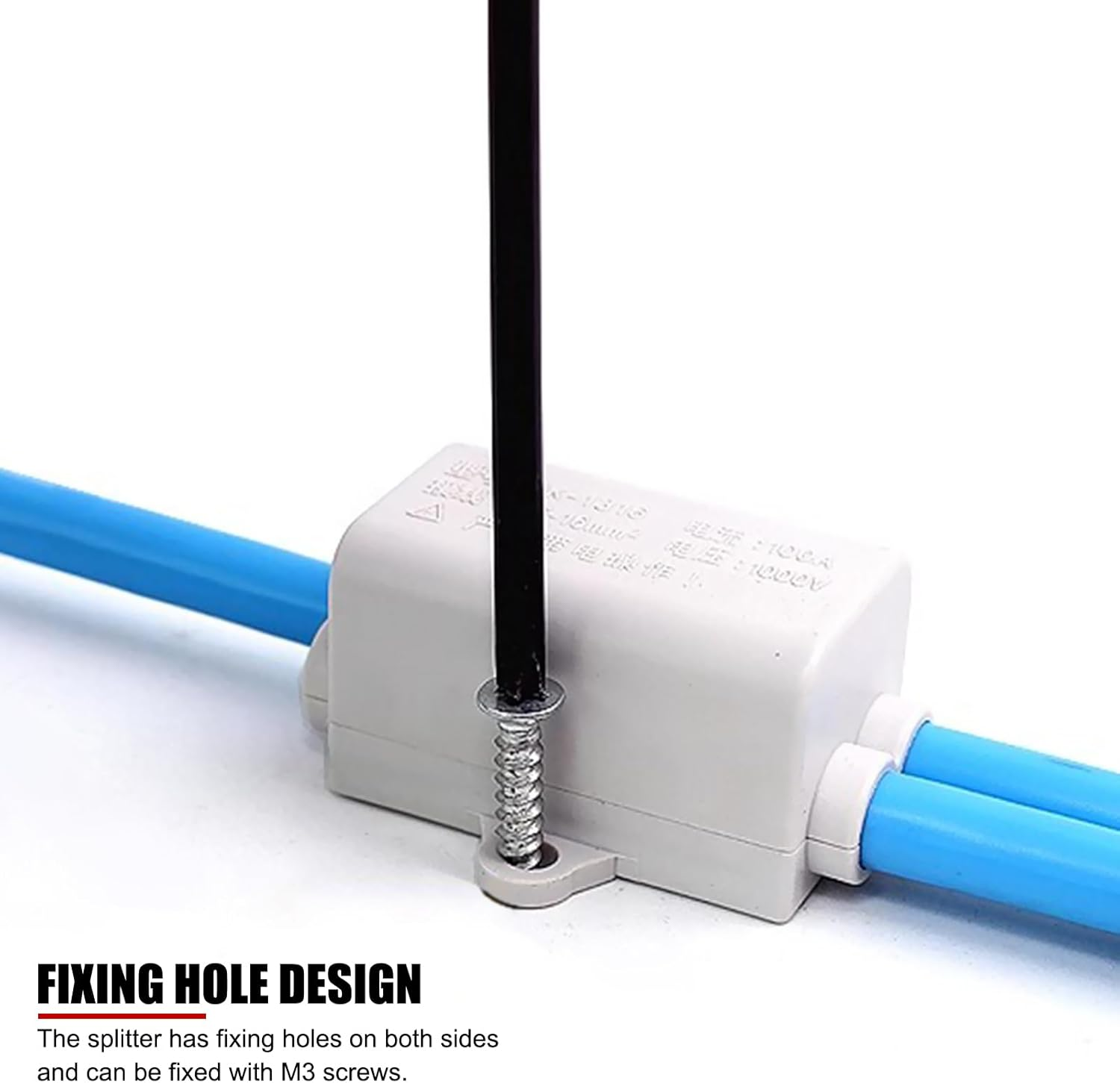 Wire Connector,2Pcs Wire Connector T Type Splicer Screw Terminal Block Set Kit 1000V 100A ZK‑1316 image number 2