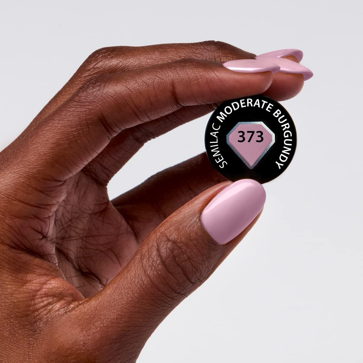 Semilac UV Nail Polish Hybrid 373 Burgundy 7 Ml Collection Endless Summer image number 3