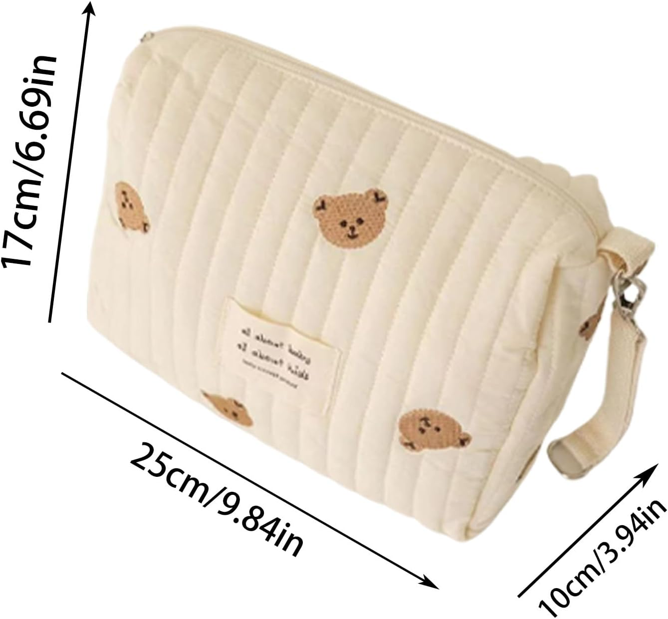 Diaper Nappy Bags - Portable Nappy Pouch | Lightweight Diaper Bag | Nappies Bags | Nappy Carry Pouch with Zipper | Baby Stroller Diapers Storage Organizer Pouches for Outdoor Shopping and Travel image number 4