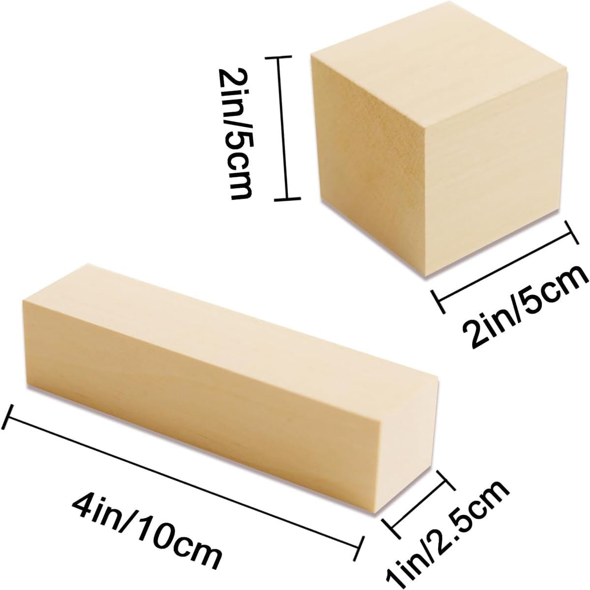 18 Pcs Basswood Carving Kit,Basswood Carving Whittling Blocks for Beginners,Carving Wood for Whittling Wood image number 1