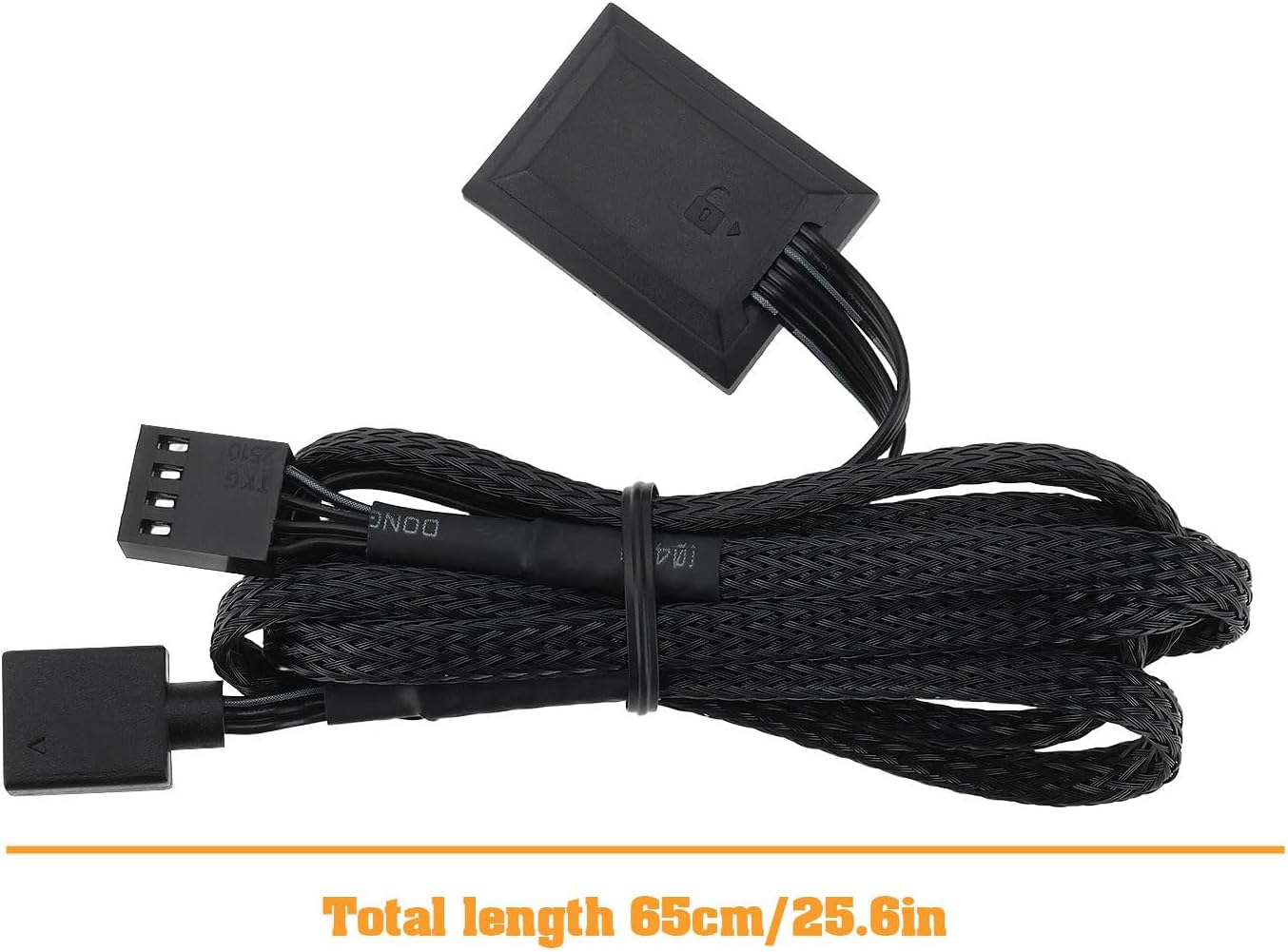 YINETTECH 5V 3-Pin Argb / 4-Pin PWM Fan to Motherboard Connector Computer Fan-To-Motherboard Adapter Cable Compatible with Lian Li SL I-Nfinity UNI Fan image number 6