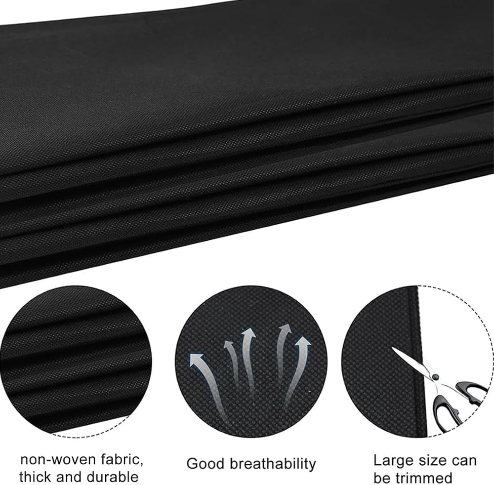 1 Pcs 63X83 Inch Breathable Planter Liner for Large Veg Troughs, Durable Non-Woven Fabric Basket Liner, Easy to Cut Replacement Window Box Liners for Outdoor Raised Garden Beds & Flower Pots image number 3