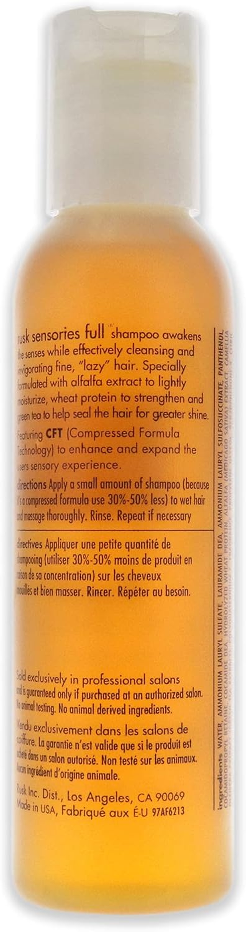 Rusk Sensories Full Green Tea Alfalfa Shampoo by Rusk for Unisex - 4 Oz Shampoo, 118.3 Millilitre image number 1