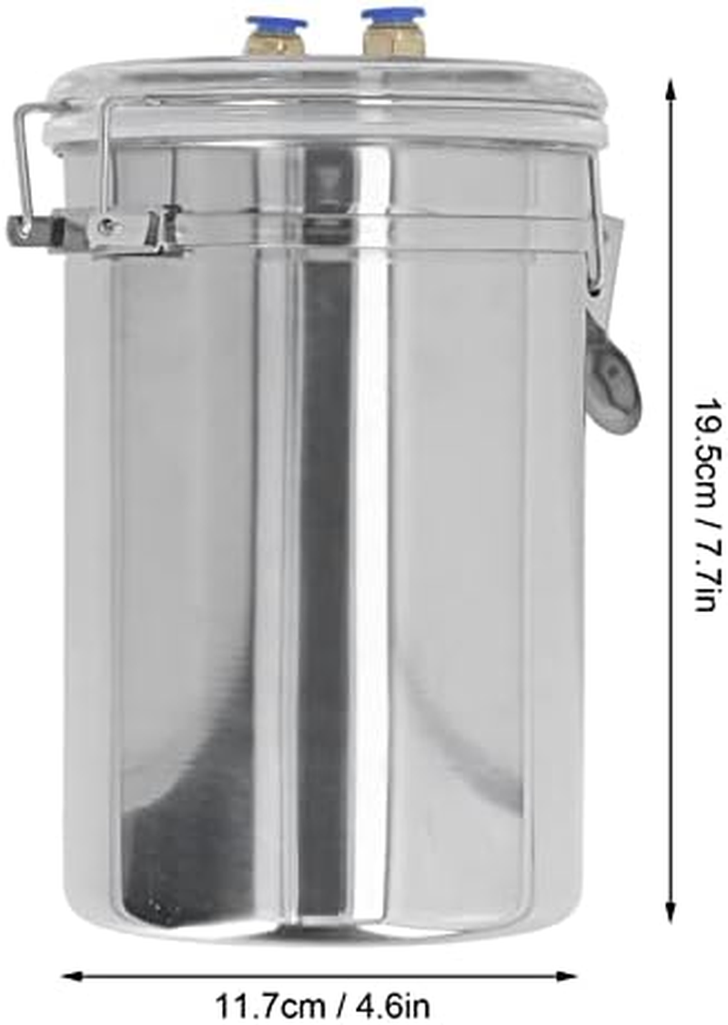 2L Portable Household Goat, Ez Milker for Goats, Goat Milking Machine, Stainless Steel Vacuum Beef Sheep Goat Milker, Manual Milking Machine Kit for Small Farm Home image number 5