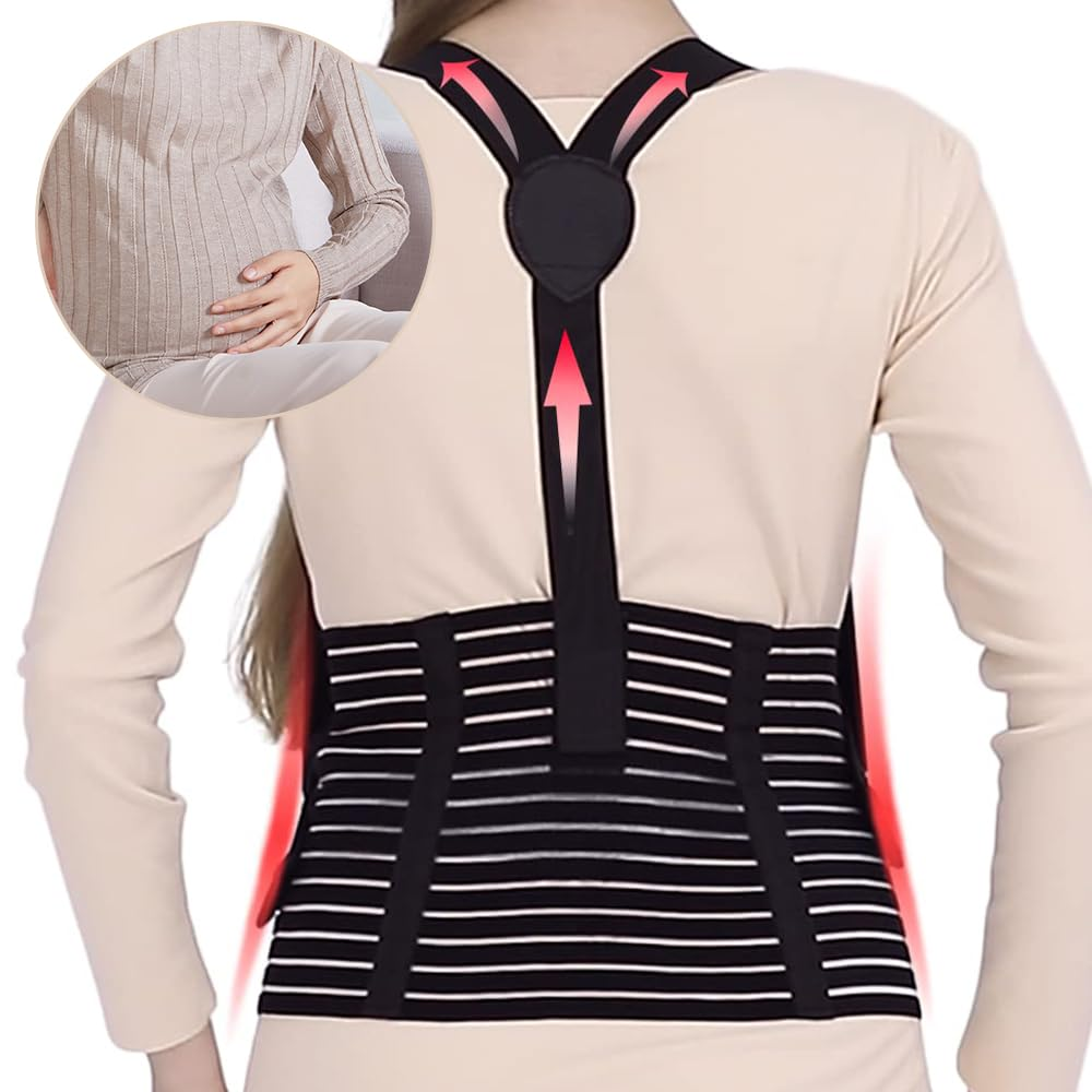 Breathable Abdominal Binder/Prenatal Maternity Belt ，Maternity Belt Wrap & Adjustable Belly Band ，Maternity Support Belt,Suitable for Mid Pregnancy and Postpartum image number 5