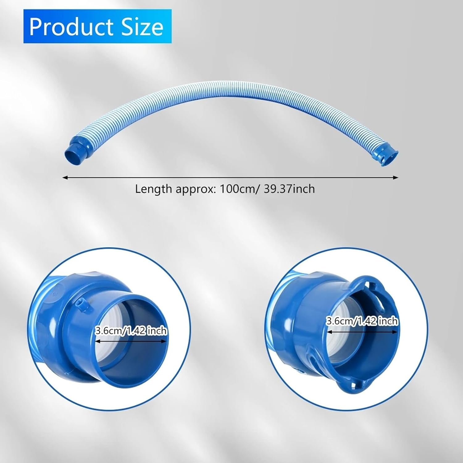 5Pcs Pool Cleaner Twist Lock Hose for Baracuda Zodiac X7 T3 T5 MX8 MX6 1M-Long image number 5