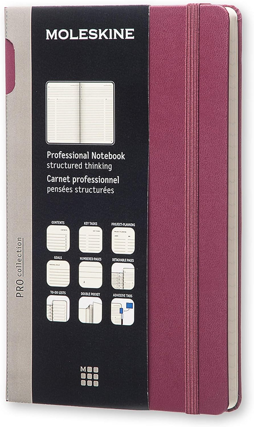 Moleskine - Professional Hard Cover Notebook - Large - Black image number 6