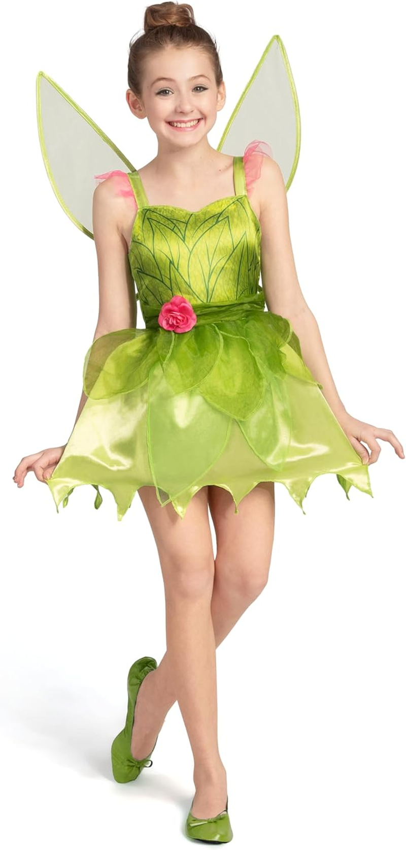 Spooktacular Creations Fairy Costume for Girls, Toddlers Green Fairy Costume Dress, Fairy Tutu Dress for Kids Halloween Party image number 6