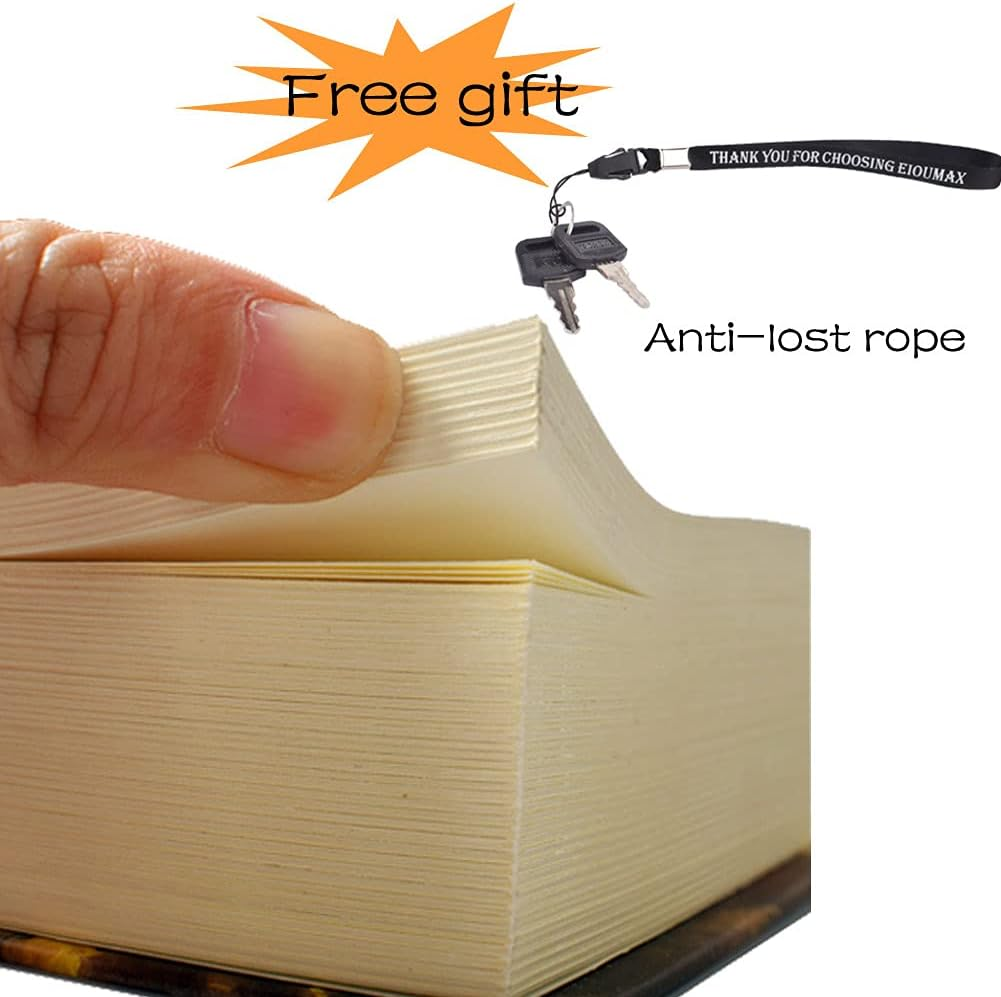 Booksafe Diversion Secret Real Book Hidden Safe with Key Lock Real Paper Book Locking-Les Miserables image number 5