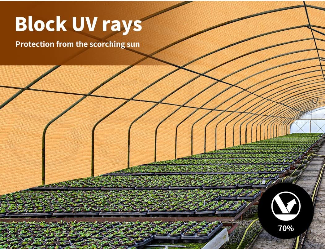 Mountview 3.66X20M Shade Cloth Shadecloth Sun Sail Garden Canopy 70% Cover Awning,Sun Block Outdoor Marquee Canopy Shelter Cover for Beach Pool Car Patio Backyard Lawn Garden Carport Fence Greenhouse image number 5