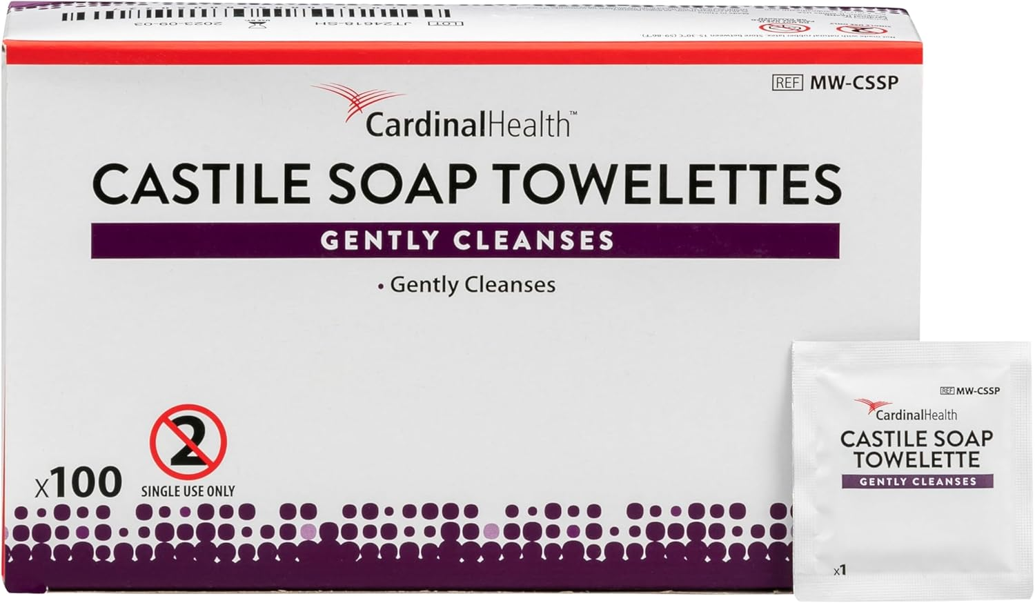 Cardinal Health MW-CSSP Towelette Castile Soap