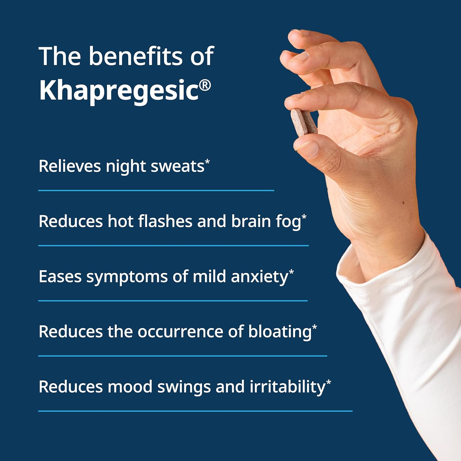 LIFE Medication MENOPAUSE BLISTER, Plant-Based Relief &ndash; Joint & Sleep Support, Mood Balance &ndash; Natural Relief for Hot Flushes & Bloating &ndash; 28 Tablets image number 1