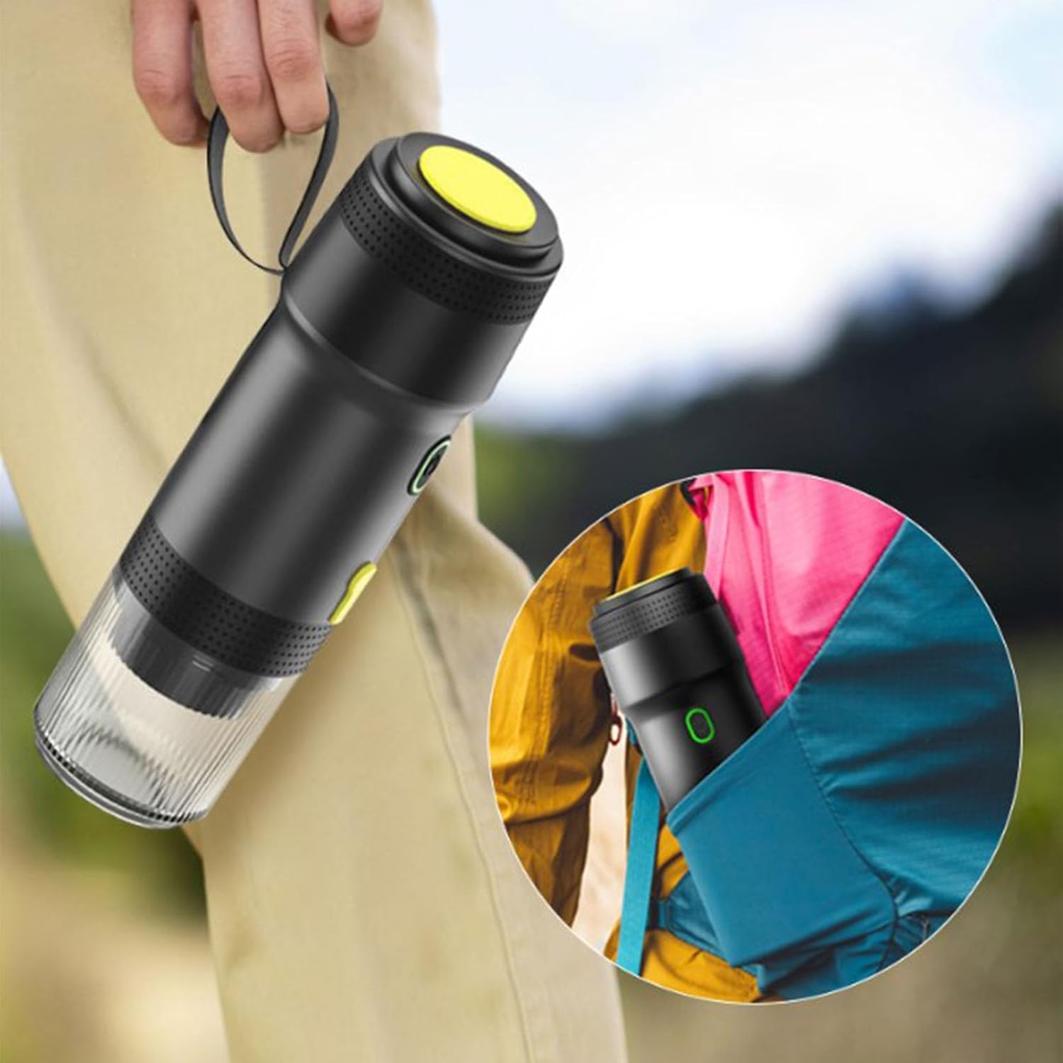 3-In-1 Electric Espresso Machine Portable - 20Bar Capsules Ground Coffee Extraction, Fast Heating Electric Coffee Machine with USB & Vehicle for Travel image number 6