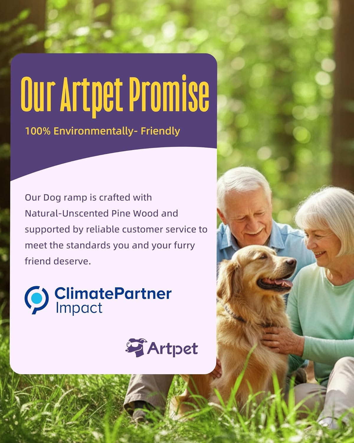 Dog Ramps for Small Dogs Folding Dog Ramp for Couch Bed Portable Pet Ramp for Cats Adjustable Height 21&rdquo;, up to 35Lbs image number 1