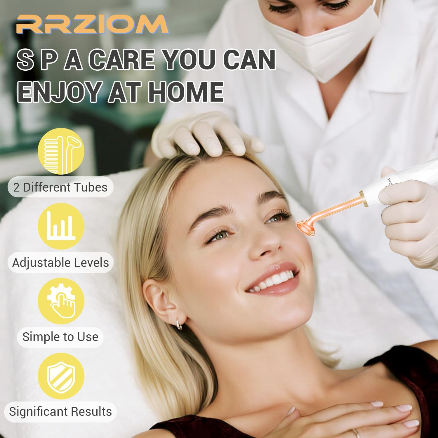 RRZIOM Electric Head Massager 2 in 1 Red Light Scalp Massager for Hair, Scalp, Face, Scalp Massage Brush Electric for Hair Growth, Portable Plug Design