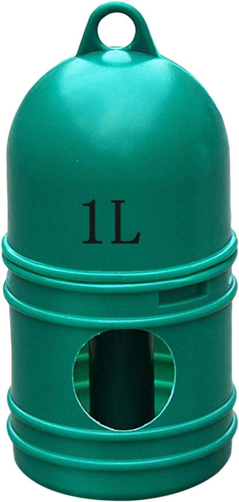 1L Pigeon Water Dispenser Bird Drinker Automatic Bird Water Feeder White, 16X12Cm