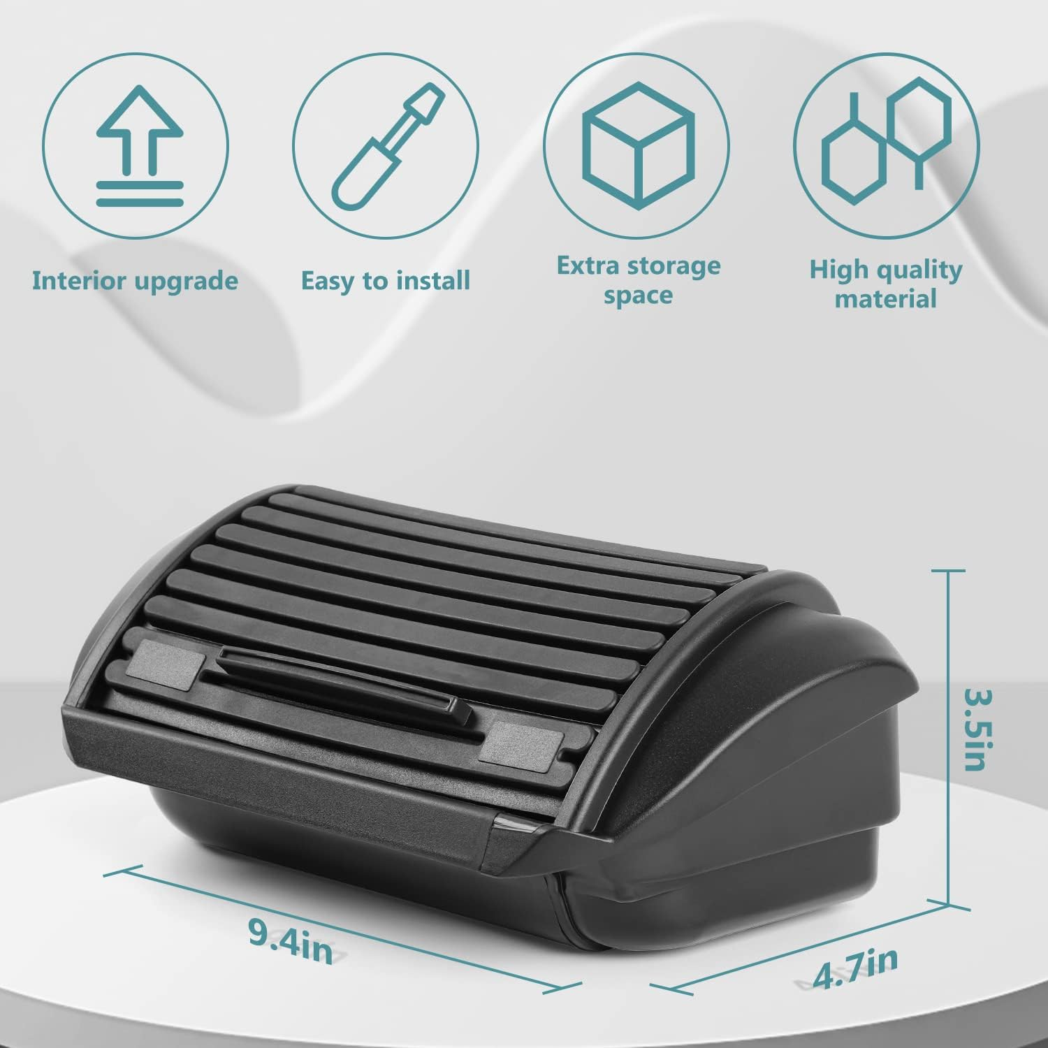 Linskip for Jeep JK Interior Accessories Dashboard Storage Organizer Dash Panel Tray Box for 2011-2017 Jeep Wrangler JK JKU 2-Door/4-Door Sahara Sport Rubicon Accessory