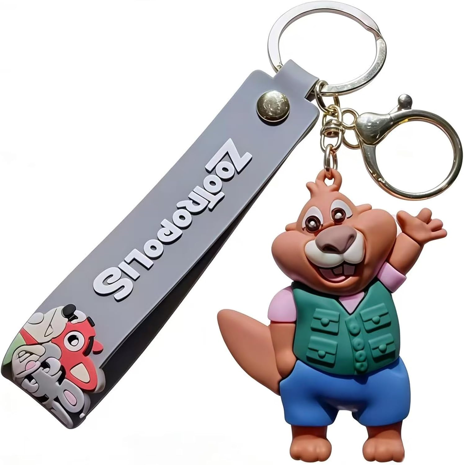 Ginphan Animal Theme Keychain, Cute Cartoon Keychains, Suitable for Car Keys, Bag Charms, and Similar Items
