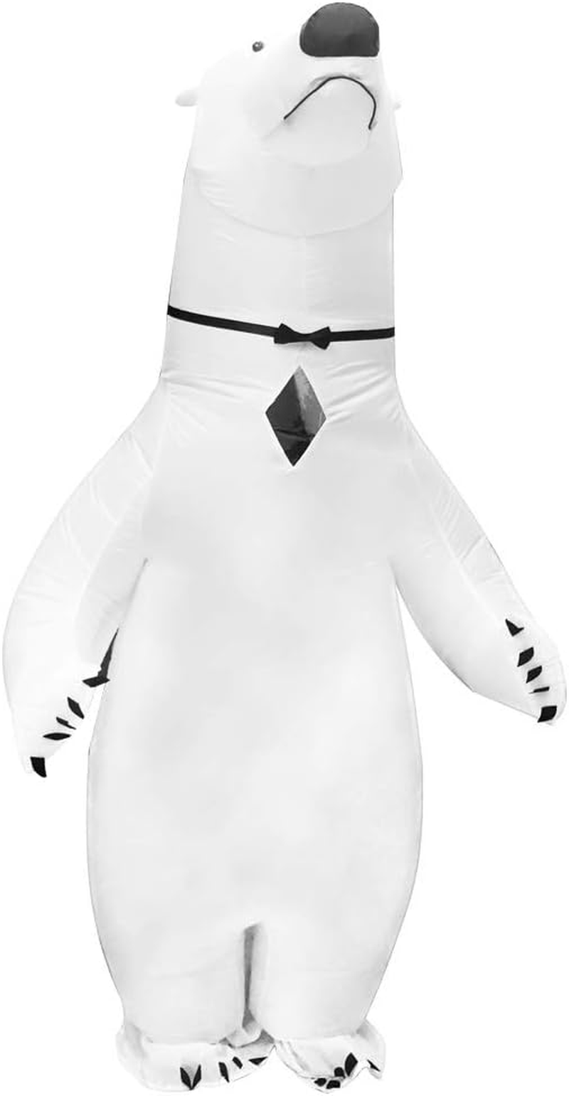 Inflatable Costume Adult Fancy Dress for Halloween, Christmas, Party, Birthday, Gifts (Polar Bear Costume) image number 2