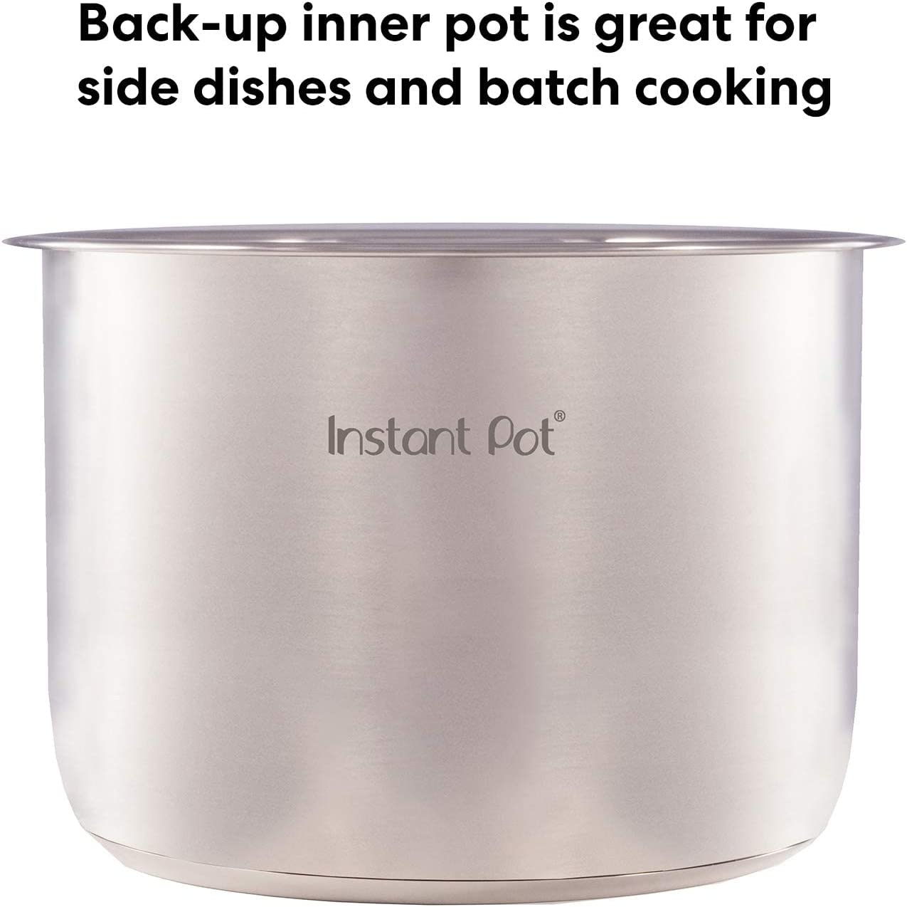 Instant Pot Genuine Tempered Glass Lid, Clear, 5.7L & Genuine Stainless Steel Inner Cooking Pot, 5.7L image number 4