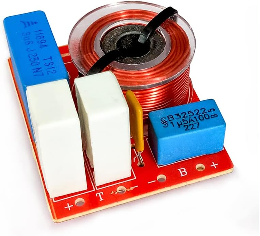 JINGERL 2Way 80W Hifi Stereo Speaker Treble+Bass Crossover 4-8Ohm Professional Audio Speaker Frequency Divider 2Pcs image number 3