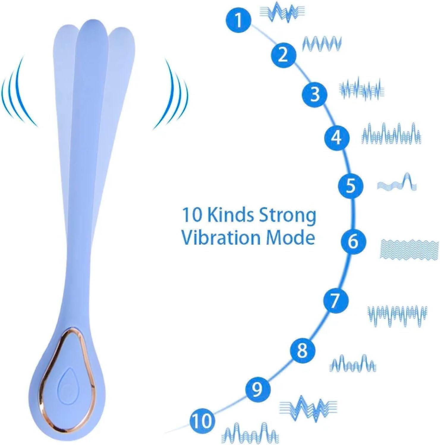 Vibrator Ultra Thin Powerful Female Vibrator Dildo Clitoris Vagina Female Masturbator Plug Anal Toy Mini Vibrator Fidget Toy Masturbator Female Products Instant Orgasm Vibrator Massager Female Clitoris Adjustment Fun Oral Sex Love Stick Adult Toy image number 2