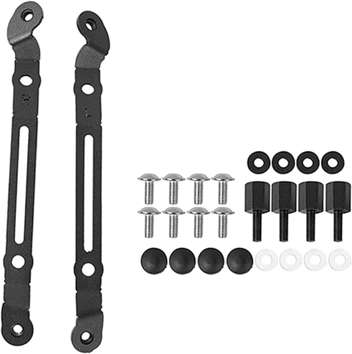 KANGYEBAIHUODIAN Fit for Kawasaki Z900 Z 900 2017 2018 2019 Motorcycle Accessories Sports Windscreen Windshield Viser Visor Wind Deflectors New (Color : Light Smoke) image number 5