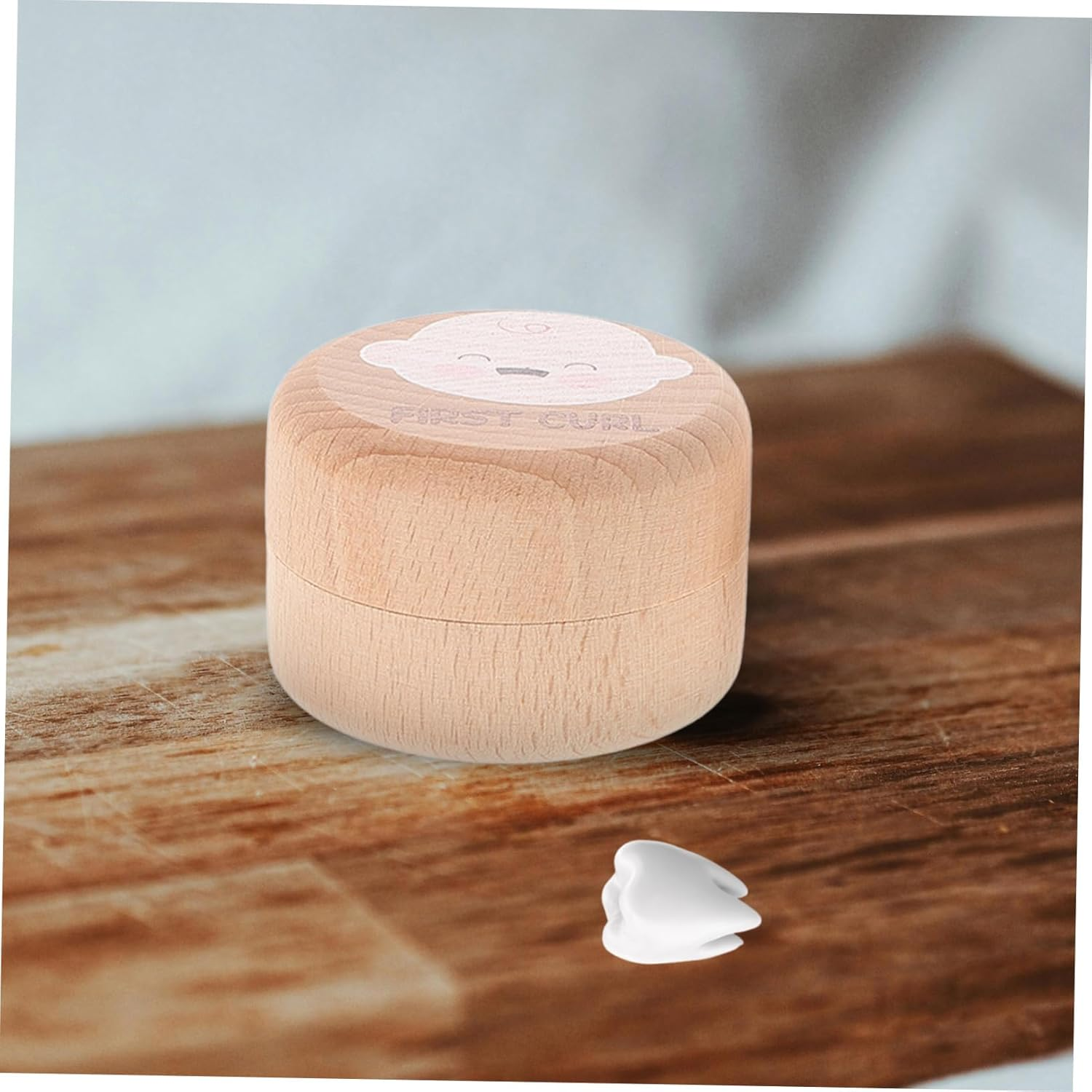 GLEAVI 2Pcs Wooden Tooth Keepsake Box Cute First Lost Teeth Box for Boys and Girls image number 1