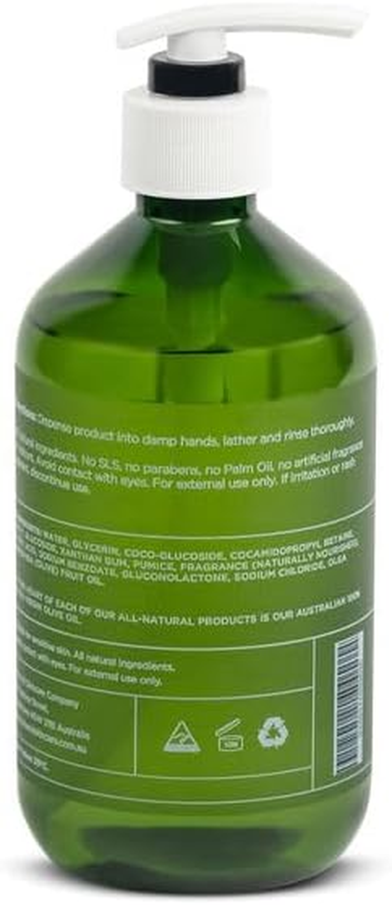 Castile Style Olive Oil Hand & Body Wash - Naturally Nourished 500Ml