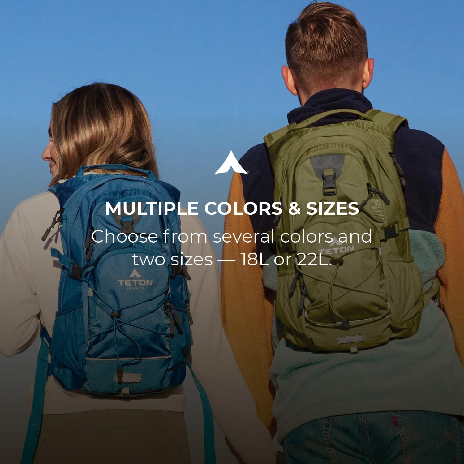 Teton Oasis/Trailrunner Hydration Backpack &ndash; Lightweight Water Pack with 2L/3L Bladder for Hiking, Running, Cycling, Biking &ndash; 2L/18L/22L Sizes &ndash; Sewn-In Rain Cover &ndash; Fits Men and Women - Deep Teal image number 3