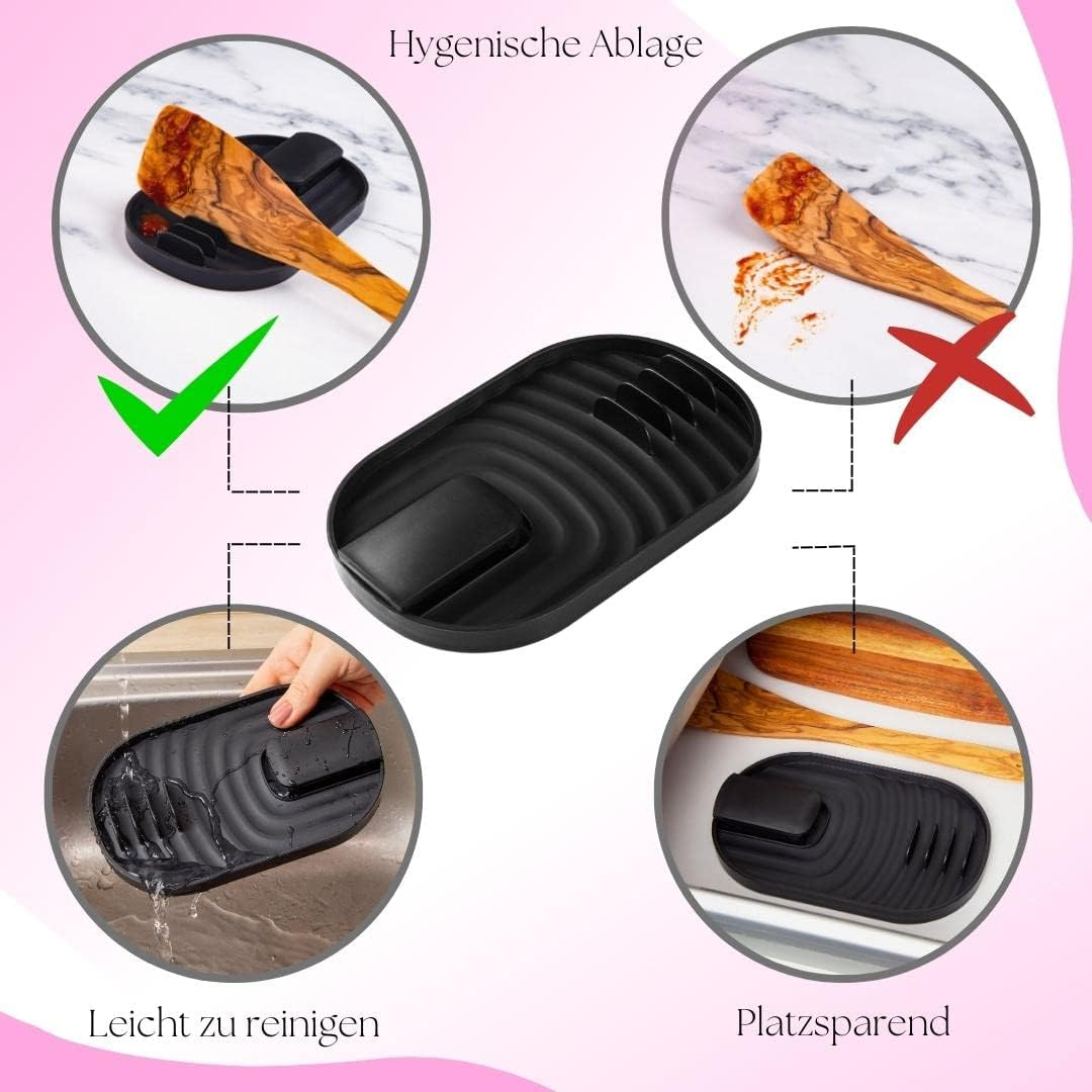 H E L P Y&reg; Holder High Quality Cookware Rack and Pot Lid Rack, Cooking Spoon Rest, Utensil Holder, Lid Holder, Kitchen Gadget, Tablet Holder, Cookbook Holder