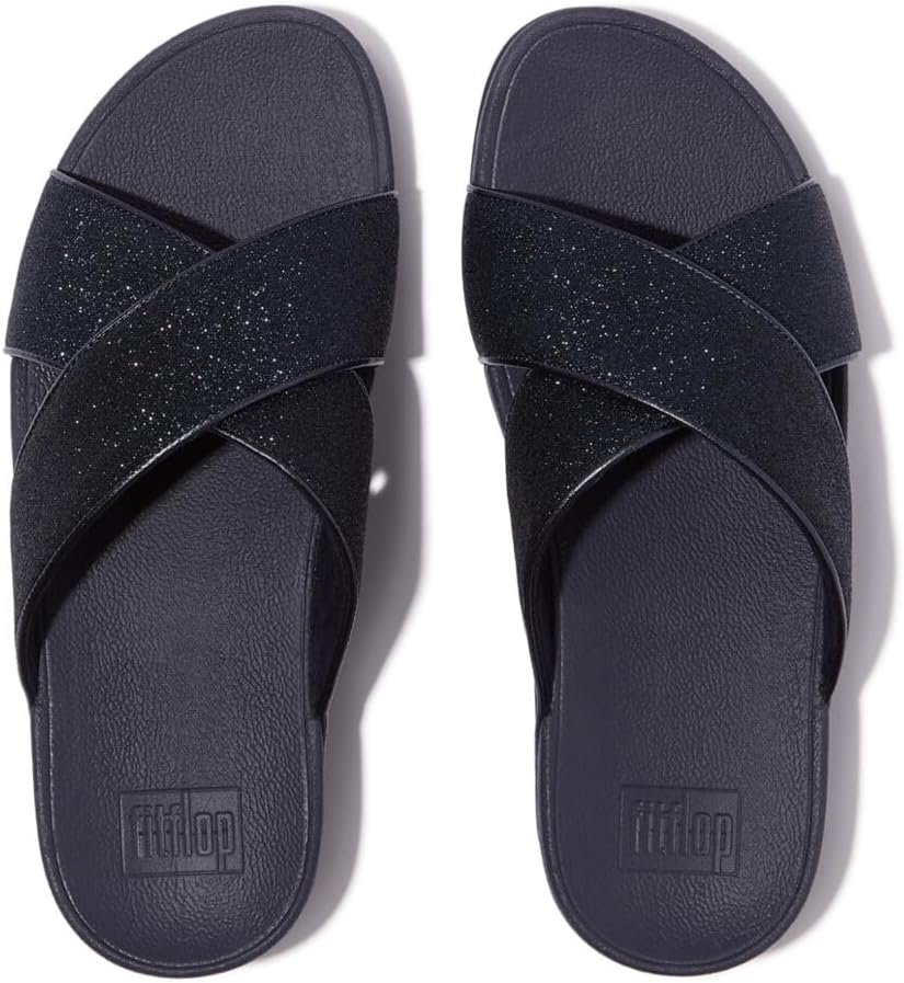 Fitflop Women'S Lulu Glitterdust Cross Slides Sandal image number 2