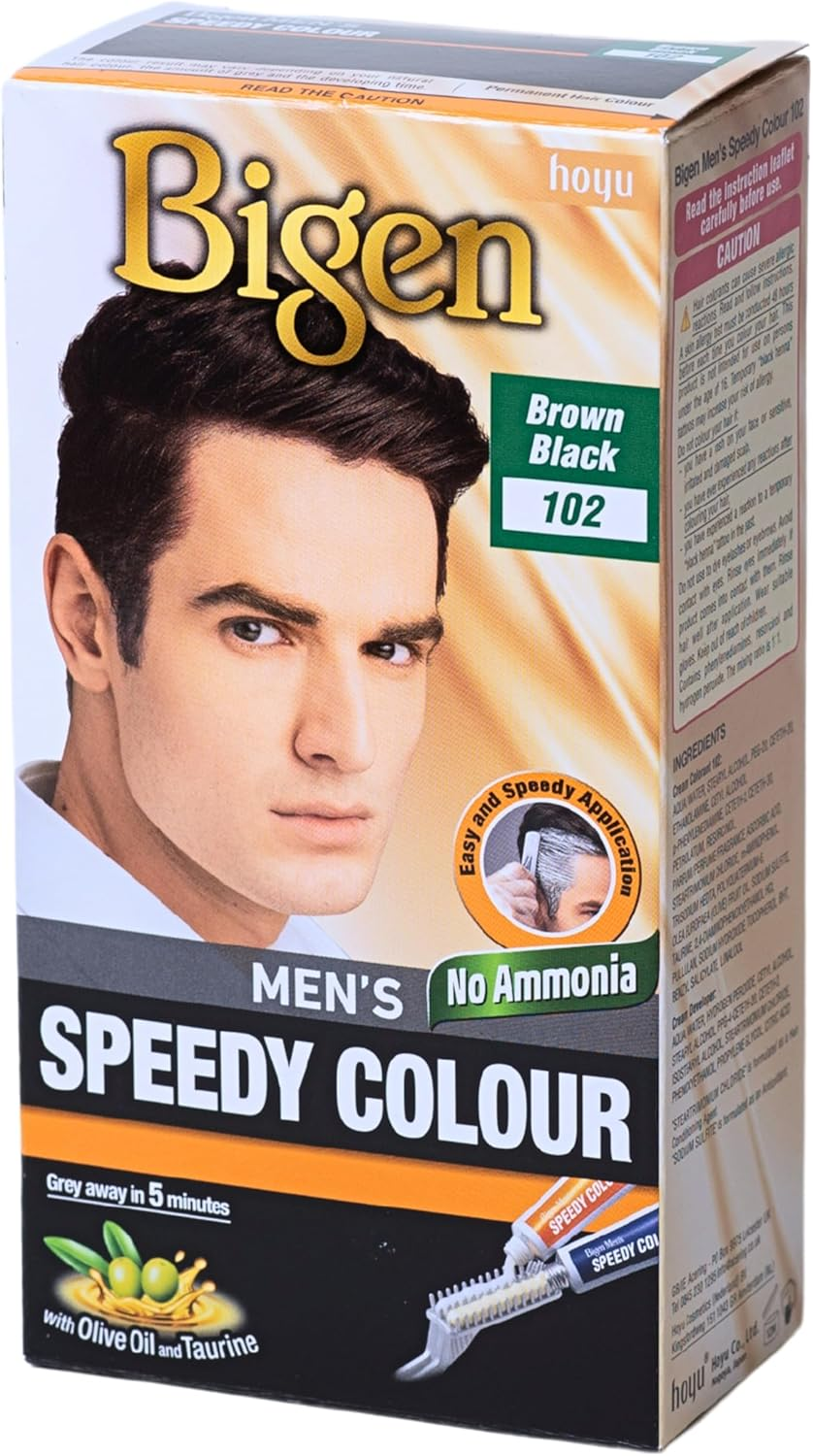 Bigen Men'S Speedy Colour - 102 Brown Black image number 3