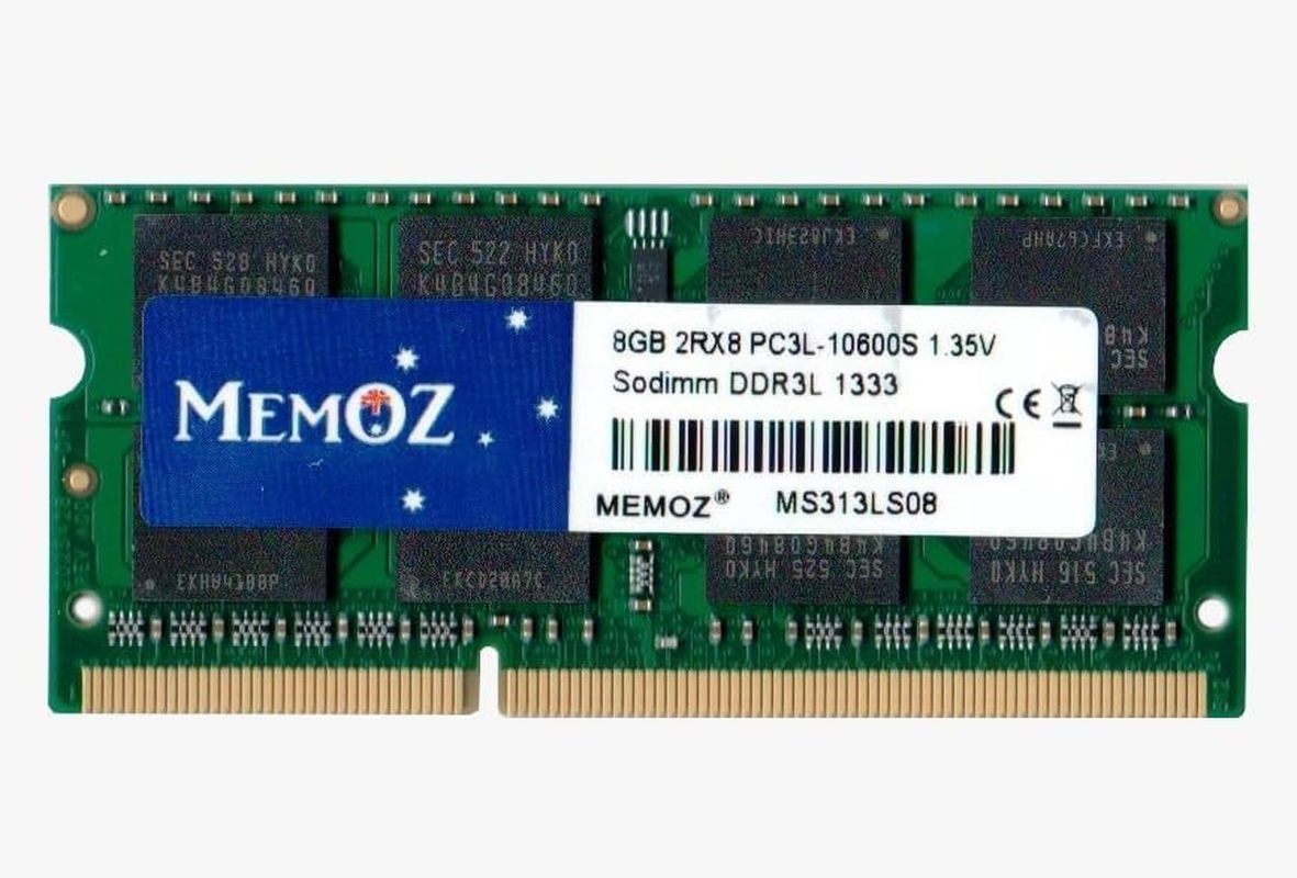 Memoz 8GB DDR3 1333Mhz Notebook PC3 10600 Laptop Memory 1.35/1.5V Sodimm Memoz 5 Years Warranty RAM image number 2