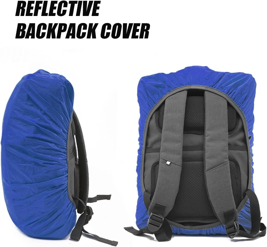 LICQIC Waterproof Rain Cover for Backpack, Reflective Rucksack Rain Cover for Outdoor, Hiking, Camping, Traveling, Cycling image number 7