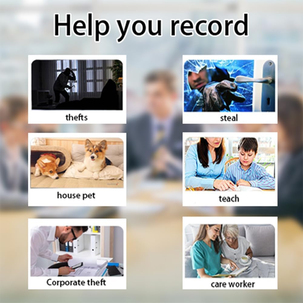 Hidden Camera - Spy Camera - Mini Camera - 10000 Mah HD 1080P Camera - Portable Mobile Power Supply Camera - Secret Camera - Evidence-Collecting Camera - Small Camera - Nanny Camera-55 Hours of Record image number 6